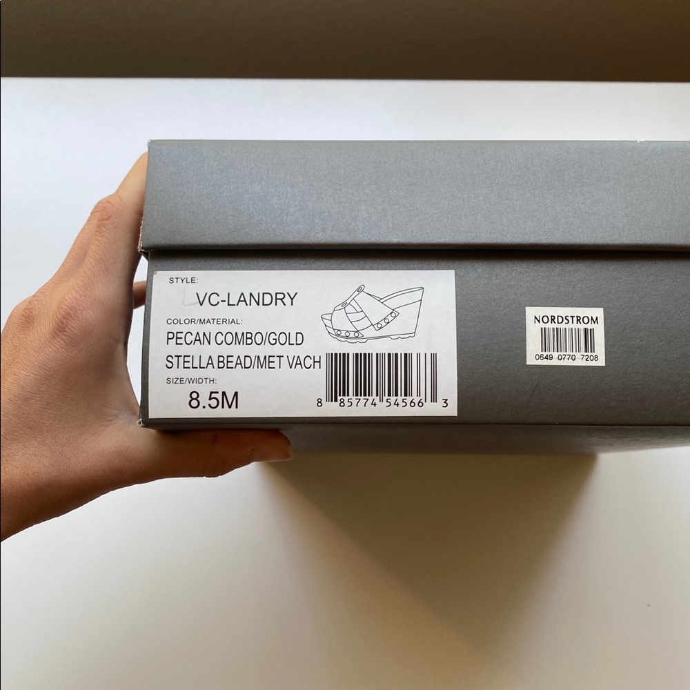 Vince Camuto Tribal Beaded Wedges - Picture 5 of 5